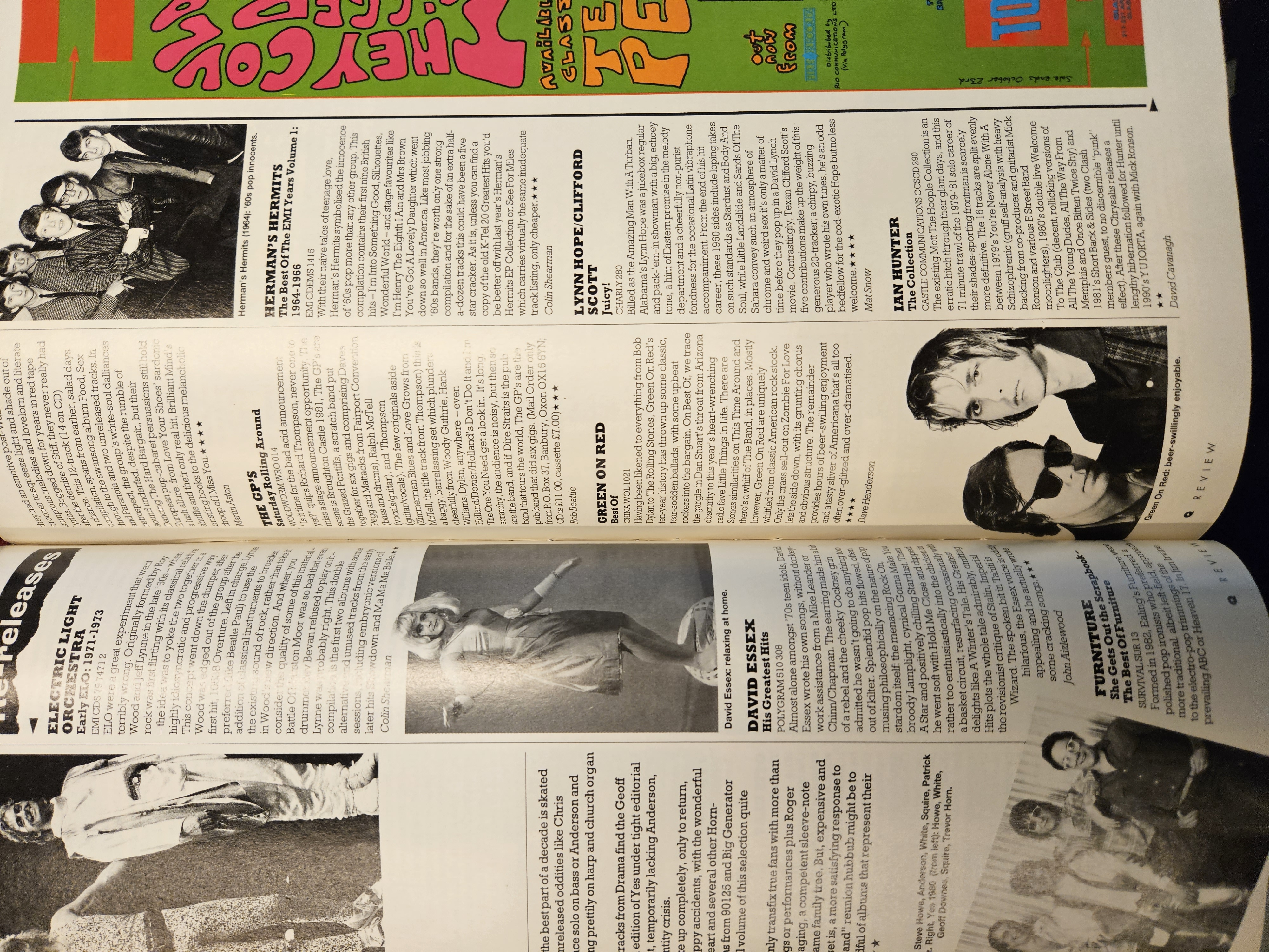 Press cutting: Q — Furniture — She Gets Out the Scrapbook – The Best Of Furniture (compilation review)
